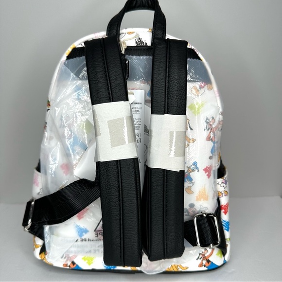 Loungefly Disney Parks Fab 5 Mickey Minnie Goofy Donald Pluto Mini Backpack - Picture 5 of 8